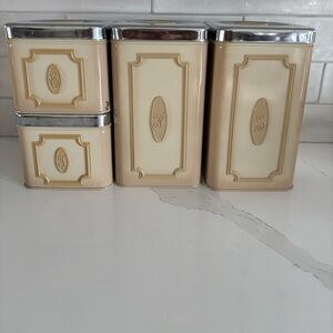 Vintage EKCO Kitchen Canisters